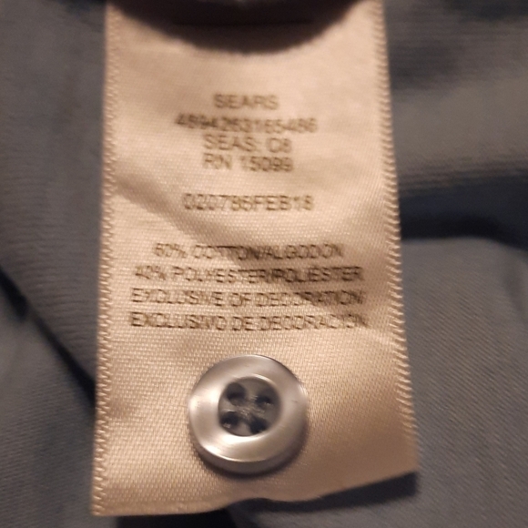 Simply Styled Girls Blue Blouse Size Medium - Picture 4 of 5